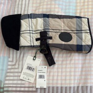 Barbour Quilted Tartan Dog Coat NWT